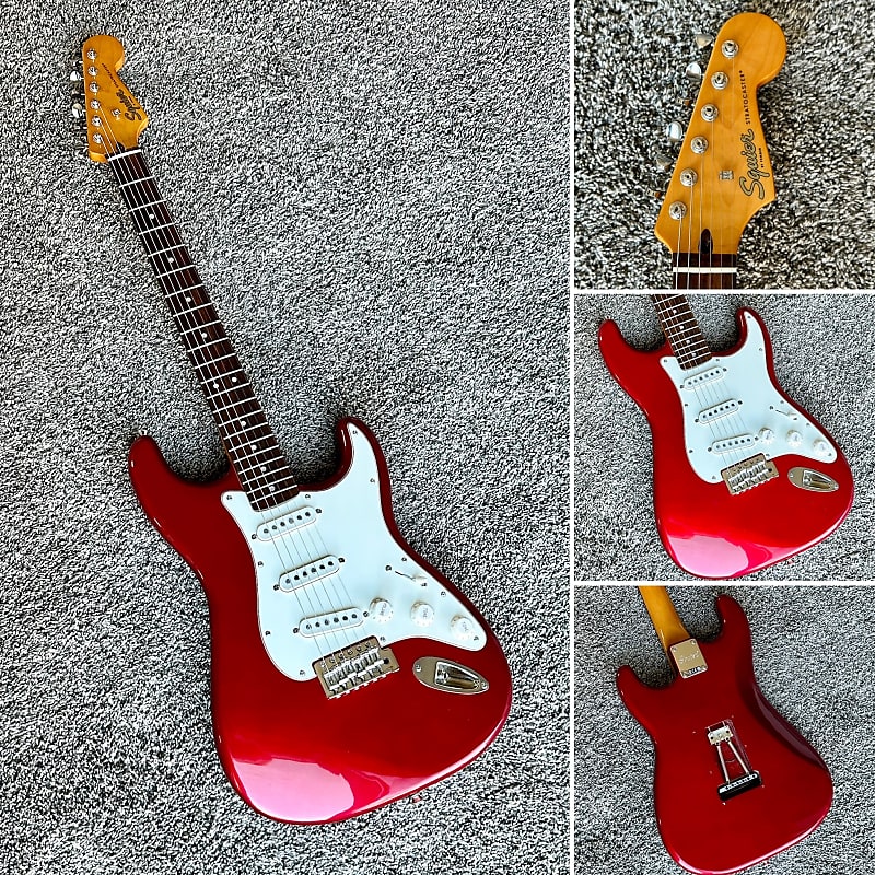 2021 Squier Classic Vibe Stratocaster '60s Candy Apple Red image 1