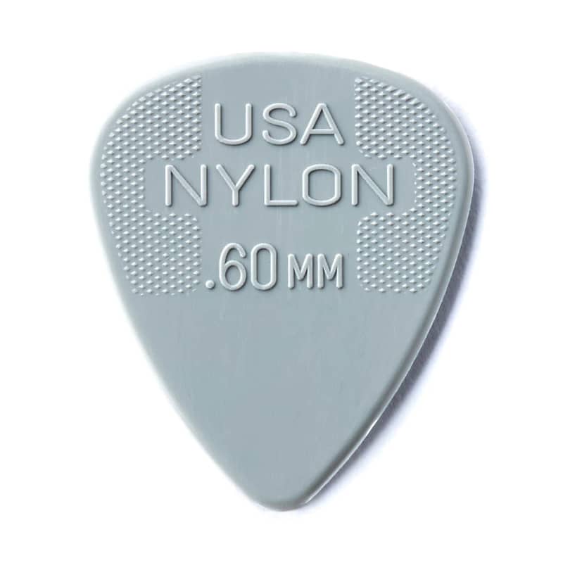 Dunlop Nylon Standard Picks 0.60mm, 12 Pack- 44P.60 image 1