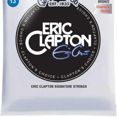 Martin Guitar Eric Clapton's Choice MEC13, 92/8 Phosphor Bronze Medium-Gauge Acoustic Guitar Strings image 1