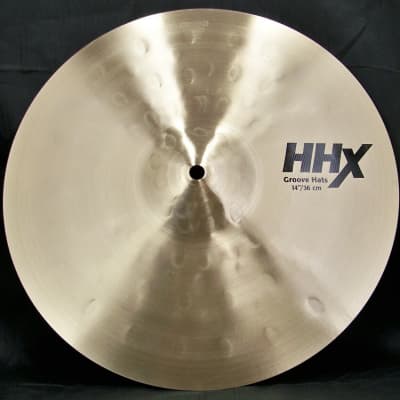 Sabian HHX 14” Groove Hi Hat Cymbals/Natural Model # 11489XN/New w-Warranty image 5