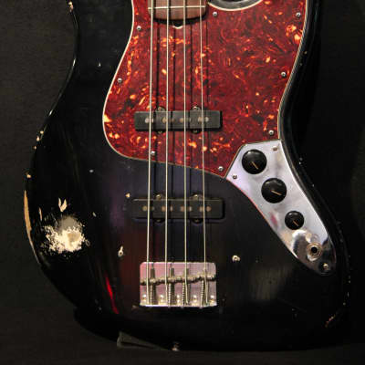 1964 Fender Jazz Bass black w/matching headstock and orig