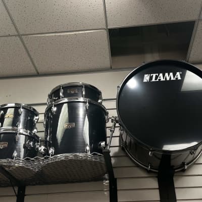 Tama IE52C-HBK Imperialstar 10/12/16/22/5x14" 5pc Drum Set w/ Cymbals and Hardware - Hairline Black (Philadelphia, PA) image 2