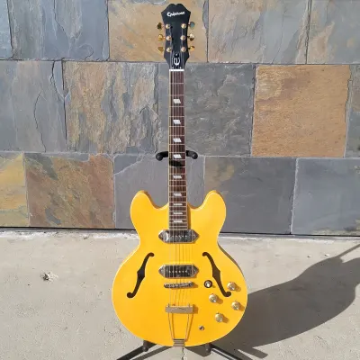 Used 2011 Epiphone Inspired by John Lennon Casino E230TD Natural with Hard Case image 4