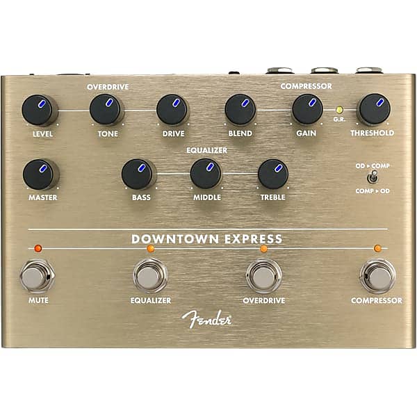 Fender Downtown Express BASS Guitar Multi Effects Stomp Box Pedal image 1
