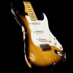Fender  Custom Shop 1956 Stratocaster Heavy Relic 2013 Sunburst image 15