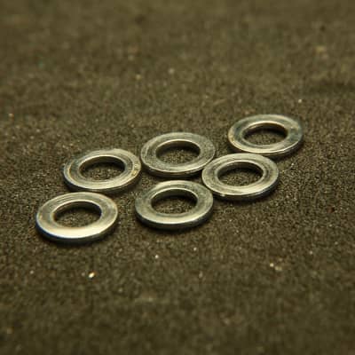 Small Flat Washers for Grover Rotomatic Pat Pend USA  Tuners 1958 to 1961 Nickel image 2