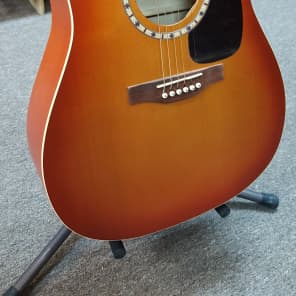 Art & Lutherie Cedar Sunrise Solid Top Acoustic-Electric Guitar w/ gig bag, made in Canada image 3