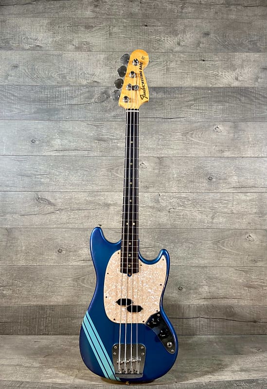 Fender Mustang Bass 1973 Competition Blue image 1