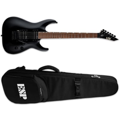 ESP LTD MH-200 Black Electric Guitar + ESP Gig Bag MH200 MH 200 for sale