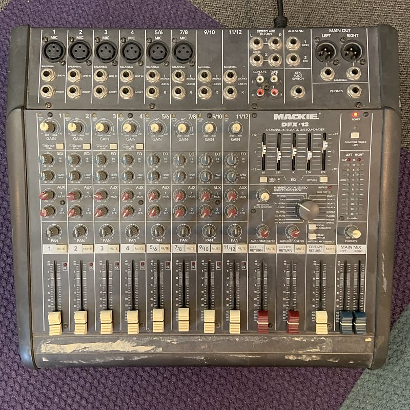 Mackie DFX-12 12-Channel Integrated Live Sound Reinforcement Mixer