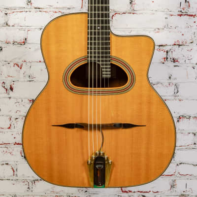 Dell Arte Gypsy Jazz Acoustic-Electric Guitar, Natural w/ Case x955 (USED) for sale