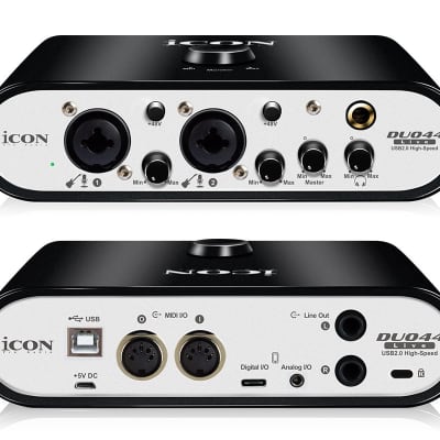 Icon Duo44 Live 4x4 Livestream USB Audio/MIDI image 3