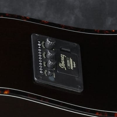 Ibanez PF28ECE Ac-El Guitar - Dark Violin Sunburst image 3