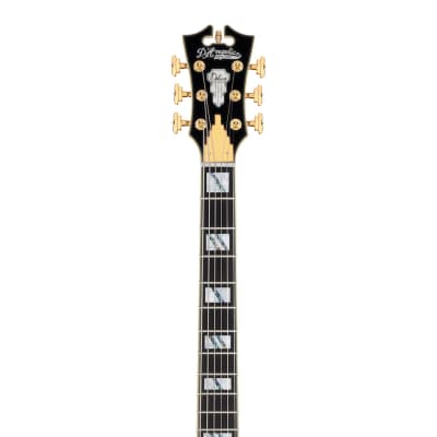 D'Angelico Deluxe Atlantic Baritone Guitar - Solid Black - B-Stock image 6
