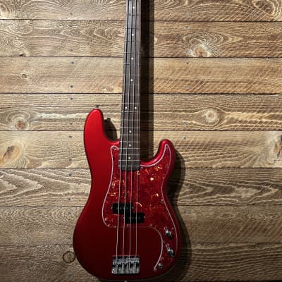 Partscaster  Precision Bass - Candy Apple Red w/Matching Headstock & Fender Gig Bag for sale