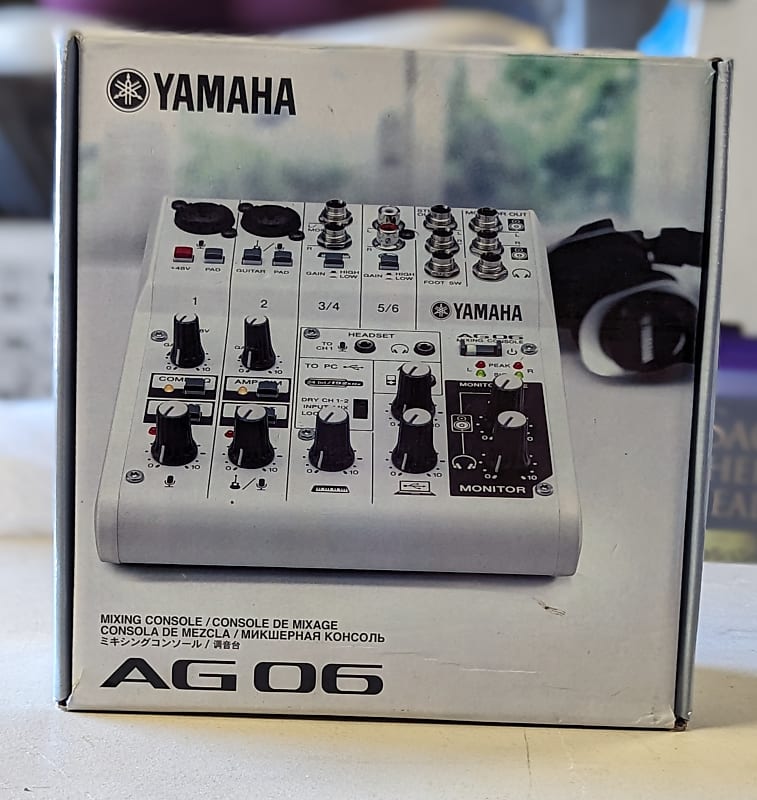 Yamaha AG06 6 Channel Mixer 2010s - White | Reverb