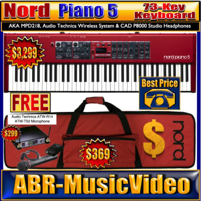 Nord Electro 6D 73-Keyboard & Audio Technica Wireless System/ 2 Year Manufacture Warranty! image 16