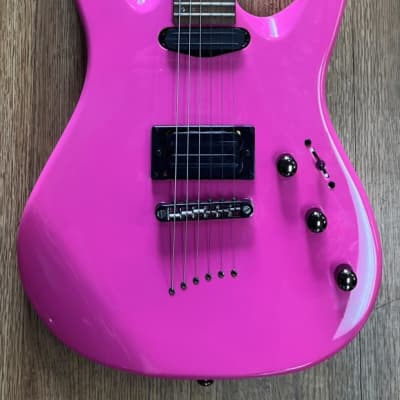 MITCHELL MD200 DOUBLE-CUTAWAY ELECTRIC GUITAR ELECTRIC PINK (USED) for sale