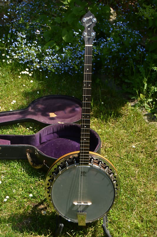 Slingerland Maybell Queen vintage plectrum banjo w/original case / video image 1
