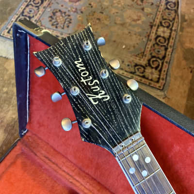 Kustom K200 deluxe electric guitar c 1968 k-200 Black zebra original vintage USA bud ross roger rossmeisl dearmond bigsby image 3