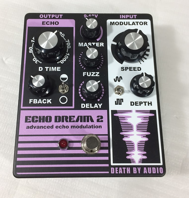 Death by Audio Echo Dream 2 Delay/Fuzz/Modulation Pedal | Reverb