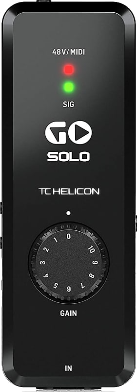 TC-Helicon GO SOLO High-Definition Audio/MIDI Interface for Mobile Devices image 1