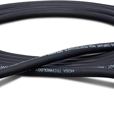 HOSA SKT Pro 14 Gauge Speaker Cables REAN speakOn - (50 Feet) (Black) image 1