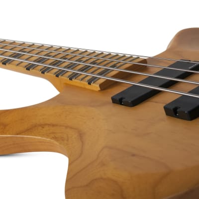 Schecter Riot-4 Session Bass, Aged Natural Satin image 10