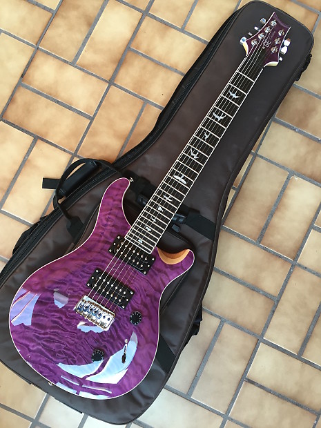 PRS SE Custom 24 7-String 2015 Limited run - Amethyst purple