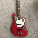 2006 Fender Jaguar Electric Bass HOT ROD RED Crafted in JAPAN active jazz precision MIJ with Gig Bag