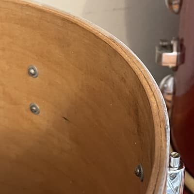 1950's Gretsch 20" Round Badge Bass Drum 14x20 - Copper Mist Lacquer Refinish image 16