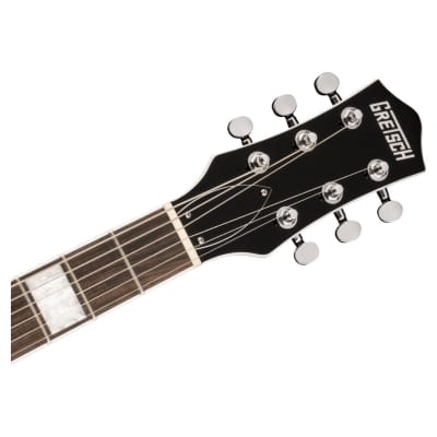 Gretsch G5220 Electromatic Jet BT Single-Cut Solid Body 6-String Electric Guitar with V-Stoptail, 12-Inch Laurel Fingerboard, and Set-Neck (Right-Handed, Bristol Fog) image 5