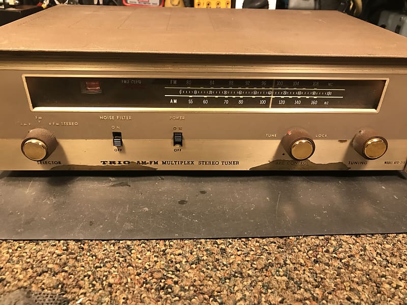 Trio Multiplex Pre-Kenwood AM FM Multiplex Stereo Tuner (12 Tube unit) EX  3D Sound 60s