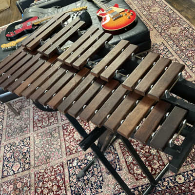 Vintage Musser Model 40 Marimba 2.5 Octave Rosewood Bars Keys Ludwig Deagan - See Video! image 2