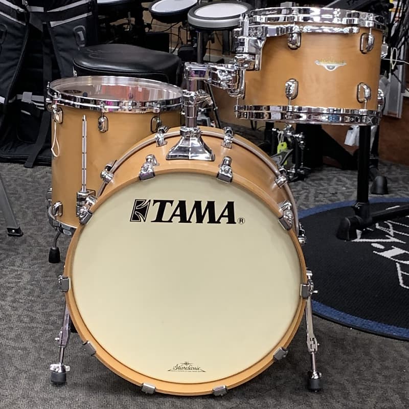 Tama Starclassic Maple 3pc Shell Pack 20 12 14 Vintage Antique Maple Floor Model sku2479