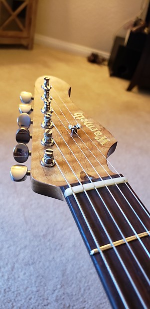 Warmoth テレキャスター WARMOTH Unfinished Top Bound Telecaster Body - 3A Figured