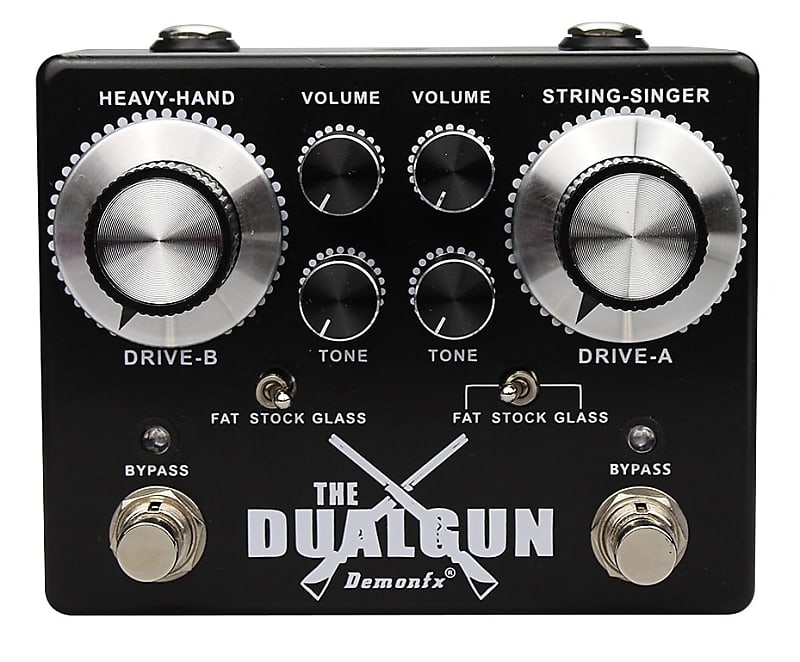 ギター DL-2 Twin Overdrive Demonfx Dual Gun 2 Channel Blues/Rock Overdrive Numerous set