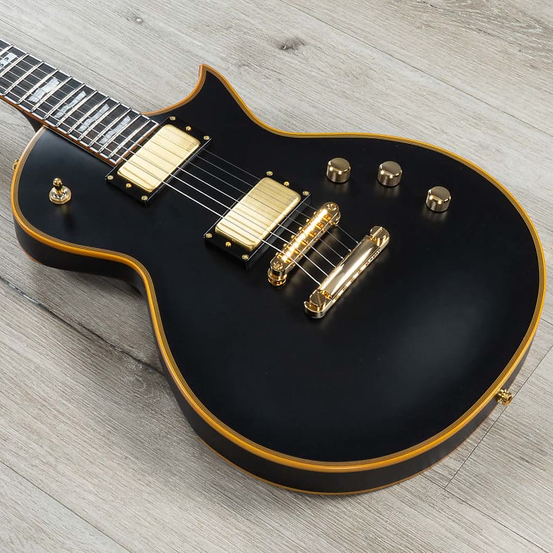 ESP E-II Eclipse DB Guitar, Ebony Fretboard, EMG 81 / 60 Pickups, Vintage Black image 1