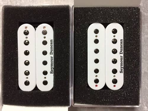 Seymour Duncan Nazgul Bridge & Sentient Neck 6 String White Humbucker  Guitar Passive Pickup Set