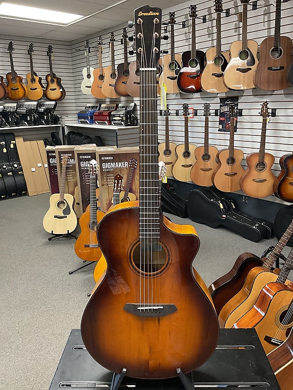Breedlove PSCO42CEMYMY Pursuit Exotic S Concerto CE Acoustic Guitar - Tiger's Eye image 1