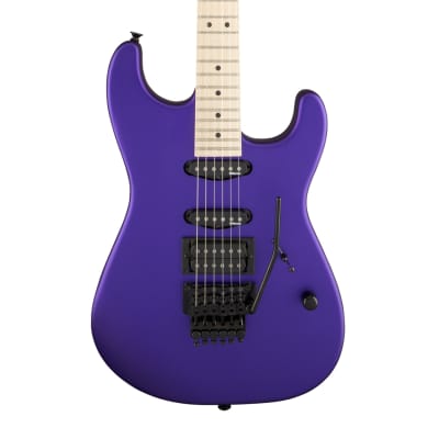 Charvel USA Select San Dimas Style 1 HSS FR Satin Plum Electric Guitar With Case image 1