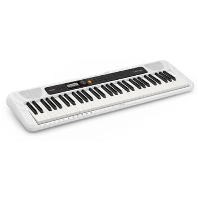 Casio CT-S200 61-Key Digital Piano Style Portable Keyboard with 48 Note Polyphony and 400 Tones, White image 2