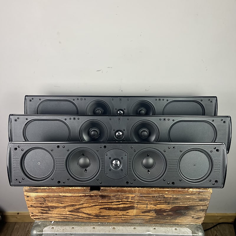 Definitive Technology Mythos Ten 3 piece set Left Right & Center Channel Wall Mount Speakers