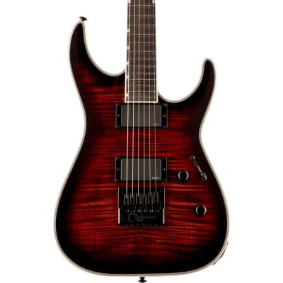 ESP LTD MH-1000ET Evertune Electric Guitar, Dark Brown Sunburst image 4