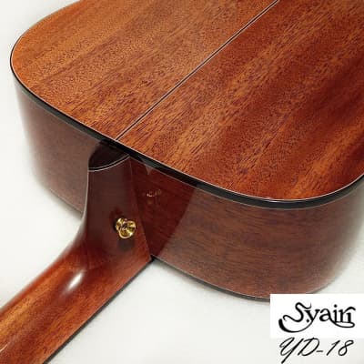 S.Yairi YD-18 All Solid Sitka Spruce & Mahogany acoustic guitar Dreadnaught ( in Vintage gloss) image 12