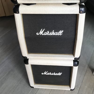 Marshall Lead 12 3005 mini stack 1988 Vintage white | Reverb