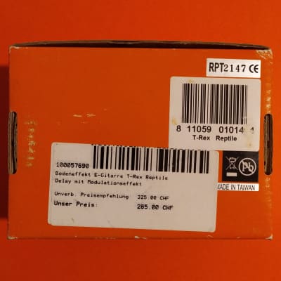 T-Rex Reptile Tape Echo Simulator V1 near mint w/box, manual & catalog image 11