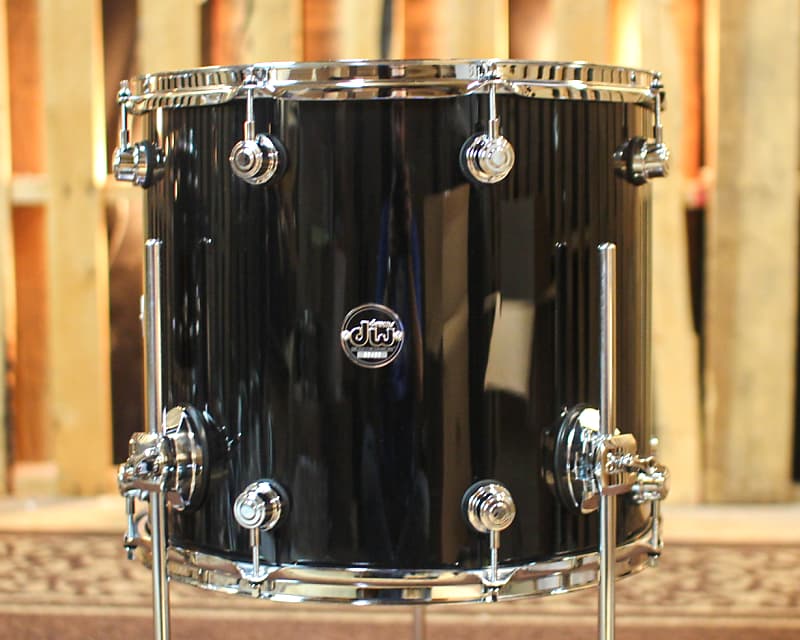 DW Performance Gloss Black Floor Tom - 14x16 image 1