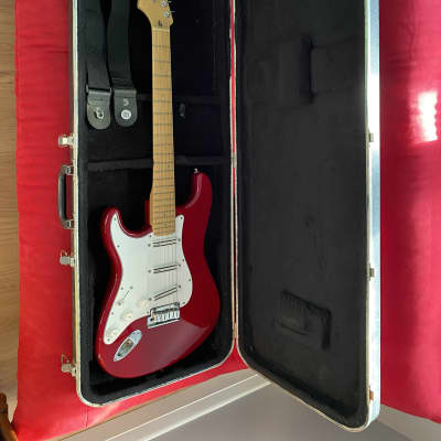 Lefty Fender American Deluxe Stratocaster with 920D Custom loaded pickguard for sale