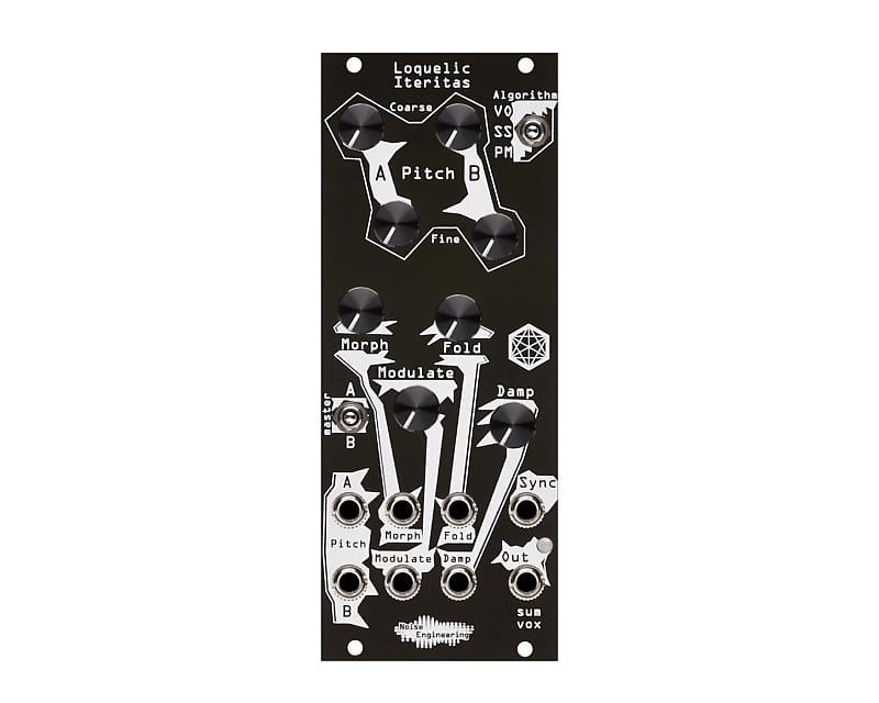 Noise Engineering Loquelic Iteritas Oscillator Black Module